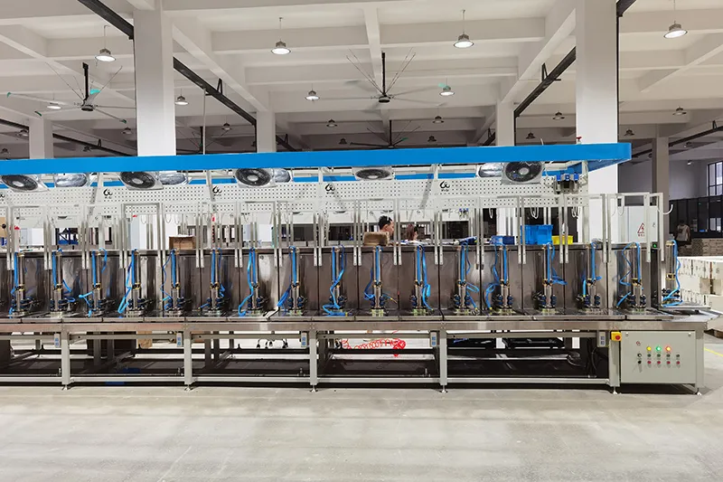 Handuro pump manufacturing line